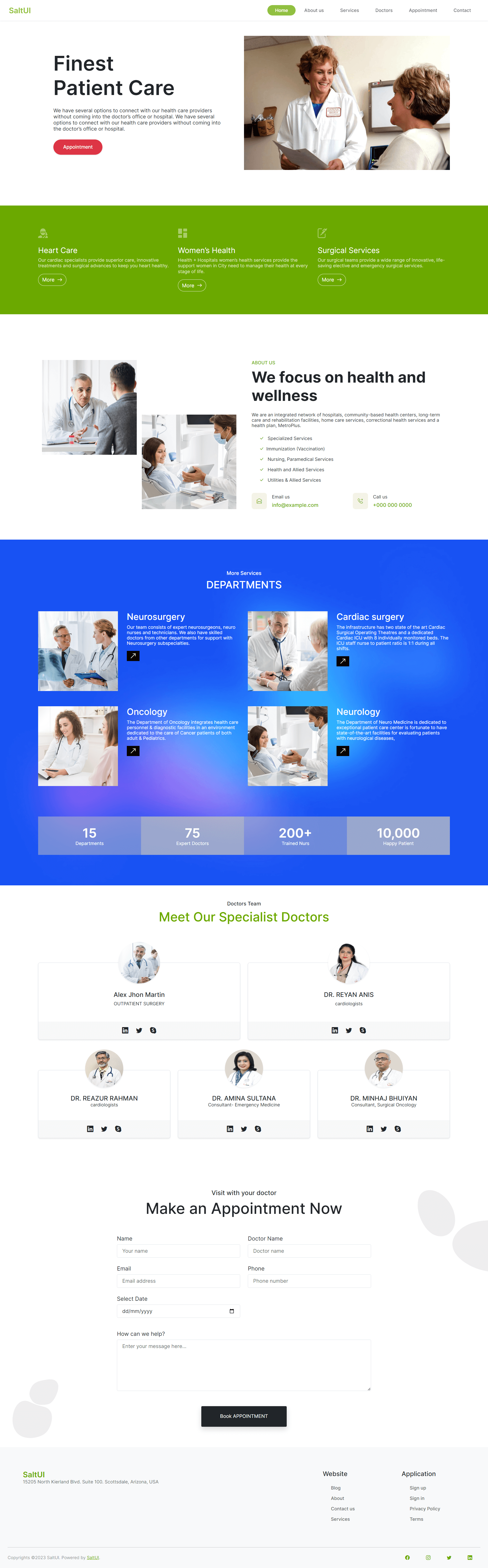 Landing page template - 5
