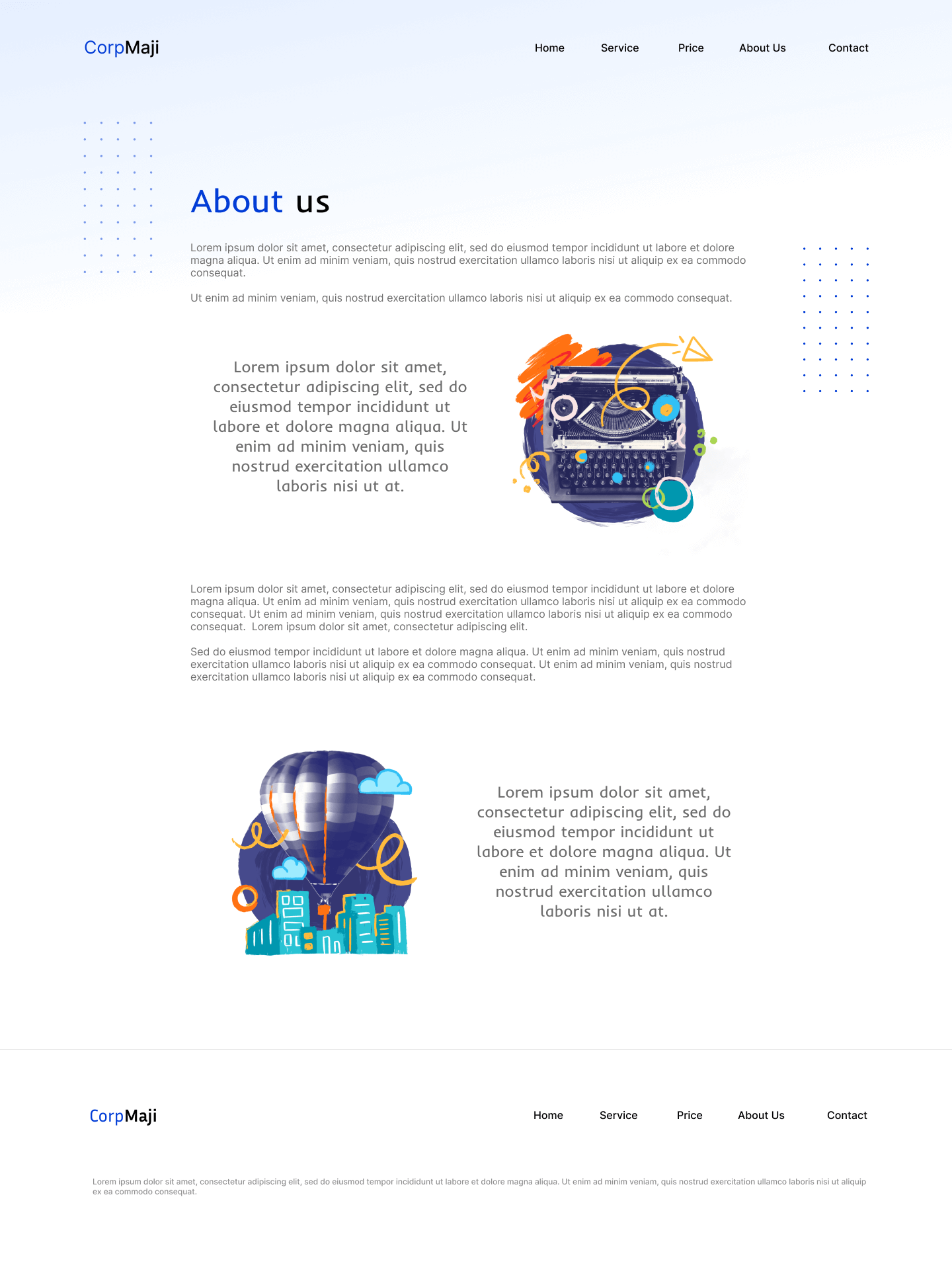 about-us page